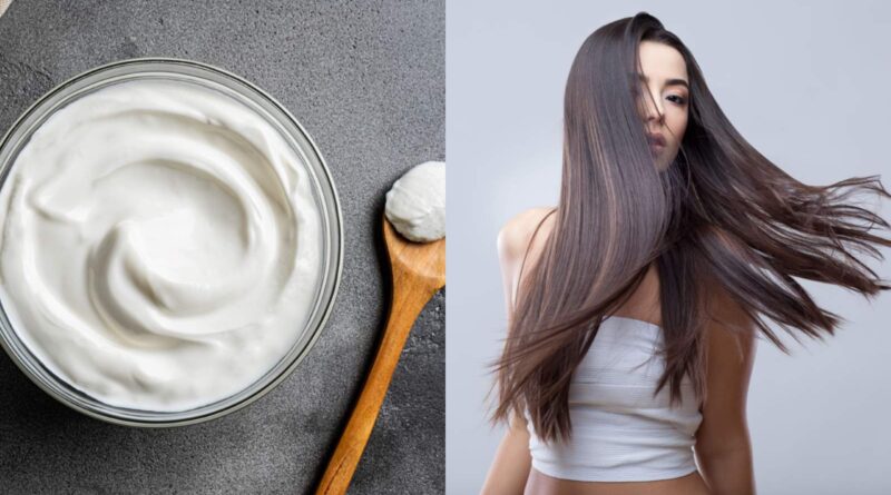 5 benefícios de iogurte grego para cabelos