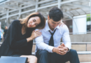 woman leaning on man at train station Signs You Are Forcing a Relationship