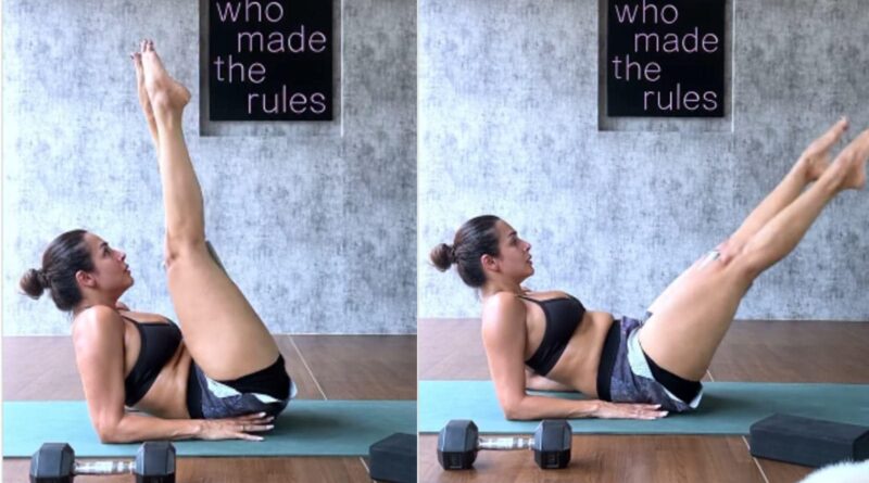 Malaika Arora aprova este exercício simples para construir a força do núcleo
