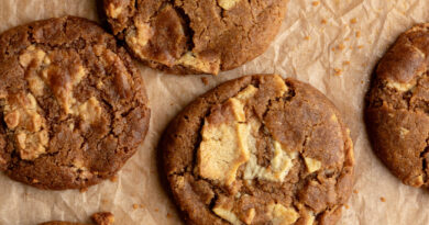 Biscoitos de Cheesecake de Abóbora (macios, condimentados e irresistíveis)
