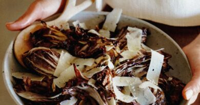 roasted radicchio with manchego