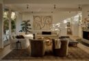 Dentro de uma casa restaurada de A. Quincy Jones em Brentwood, Califórnia