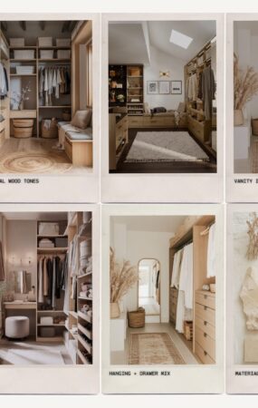 Idéias de design de armário personalizado para uma casa funcional e organizada