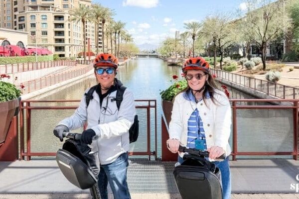Couple on a Segway date night