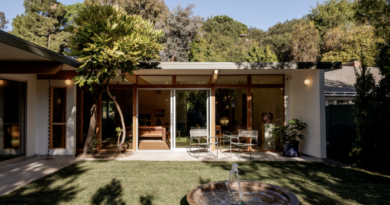 Entre nesta reforma residencial orgânica e moderna de Los Angeles
